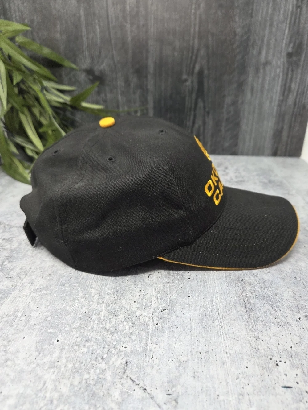 Okonite Cables Black & Yellow Graphic Promo Hat Electrical Wire Manufacturer
